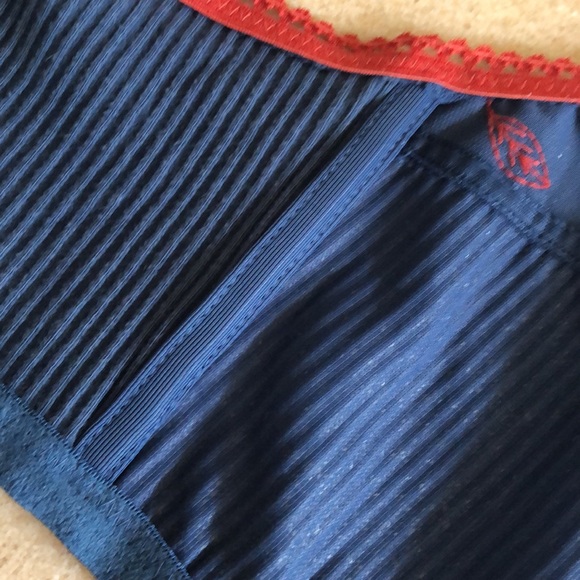 Vintage Y2K Victoria Secrets Country denim stretch crop top bustier - Picture 11 of 16